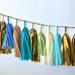 Beach Blue Beauties Sparkle & Shine Tissue Tassel Garland