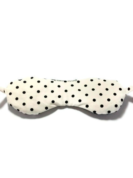 Calming eye mask / Eye pillow in Polka Dot
