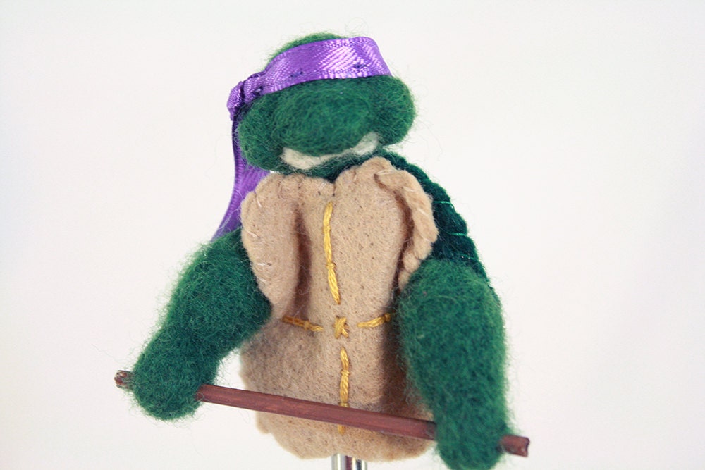 TMNT finger puppets - set of four - ON SALE