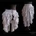 Bustle skirt white lace, IN STOCK, S-XS, victorian, burlesque, bridal, wedding, Somnia Romantica by Marjolein Turin