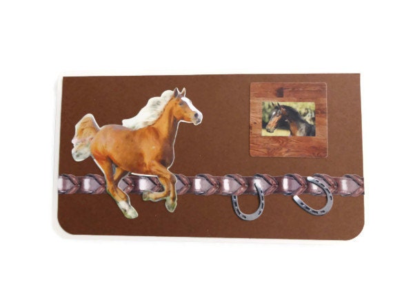 Horse Lovers Checkbook Cover Horses Checkbook Cover