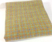 Rug Hooking Wool, 1 yard, Spring Green Plaid, J667