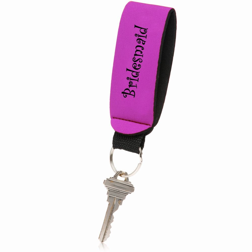 PERSONALIZED BRIDESMAID GIFTS-Wedding Favors-Wedding Gifts-Keychain Fob- Great Gifts for the Wedding Party