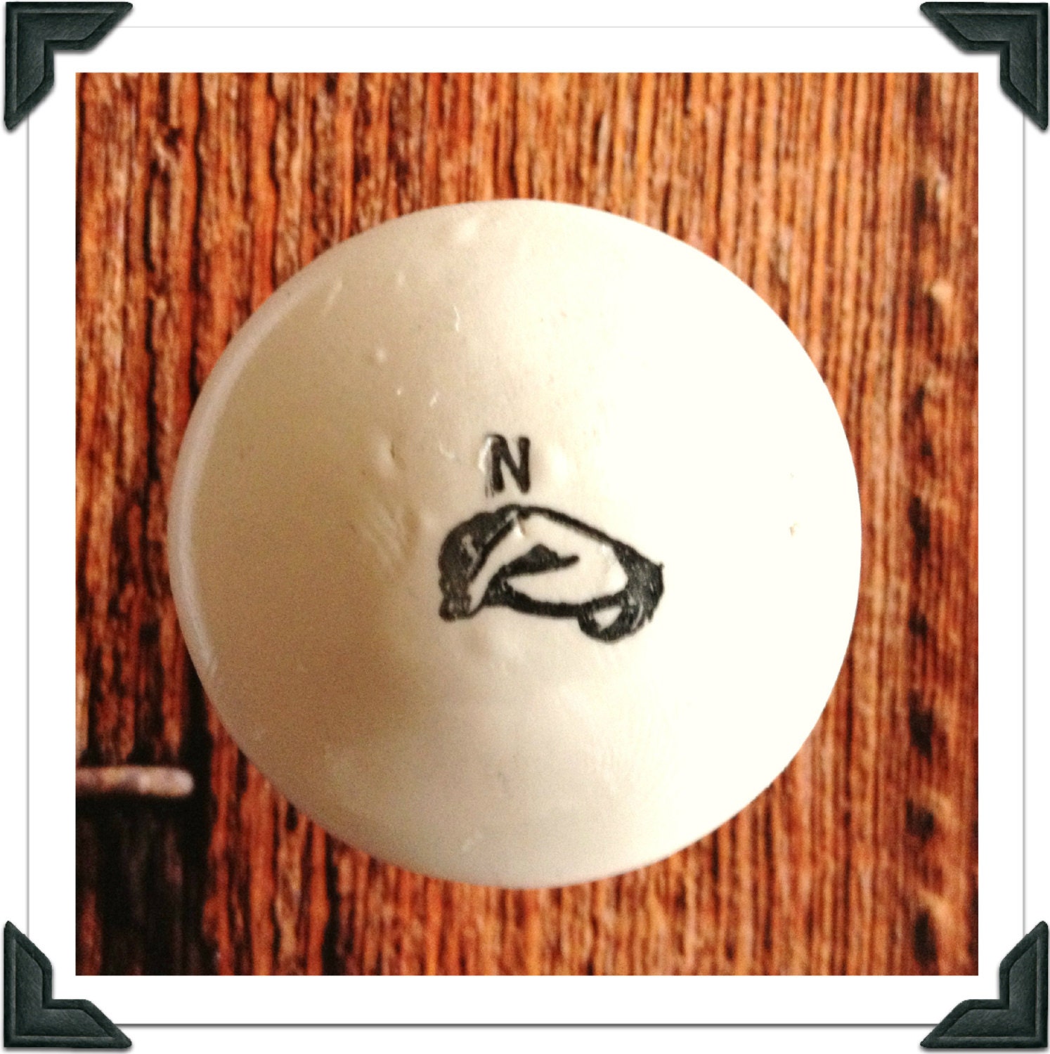 Letter N Sign Language Knob