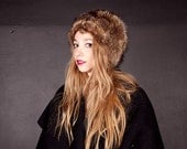 Vintage Raccoon Fur Hat