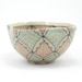 Ceramic Bowl with Navy Blue, Turquoise and Red Pattern