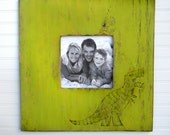 TRex Picture Frame Large Picture Frame 18 inch Square Frame Dino Frame