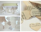 WEDDING PACKAGE of 10 x Romantic Paper Heart Garlands and 10 x Romantic Paper Heart Confetti