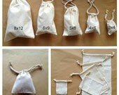 8x12 Muslin Bags, Muslin Favor Bags, Party Favor Bags, Muslin Party Favor Bags, Unbleaced Muslin Bags, Drawstring Bags