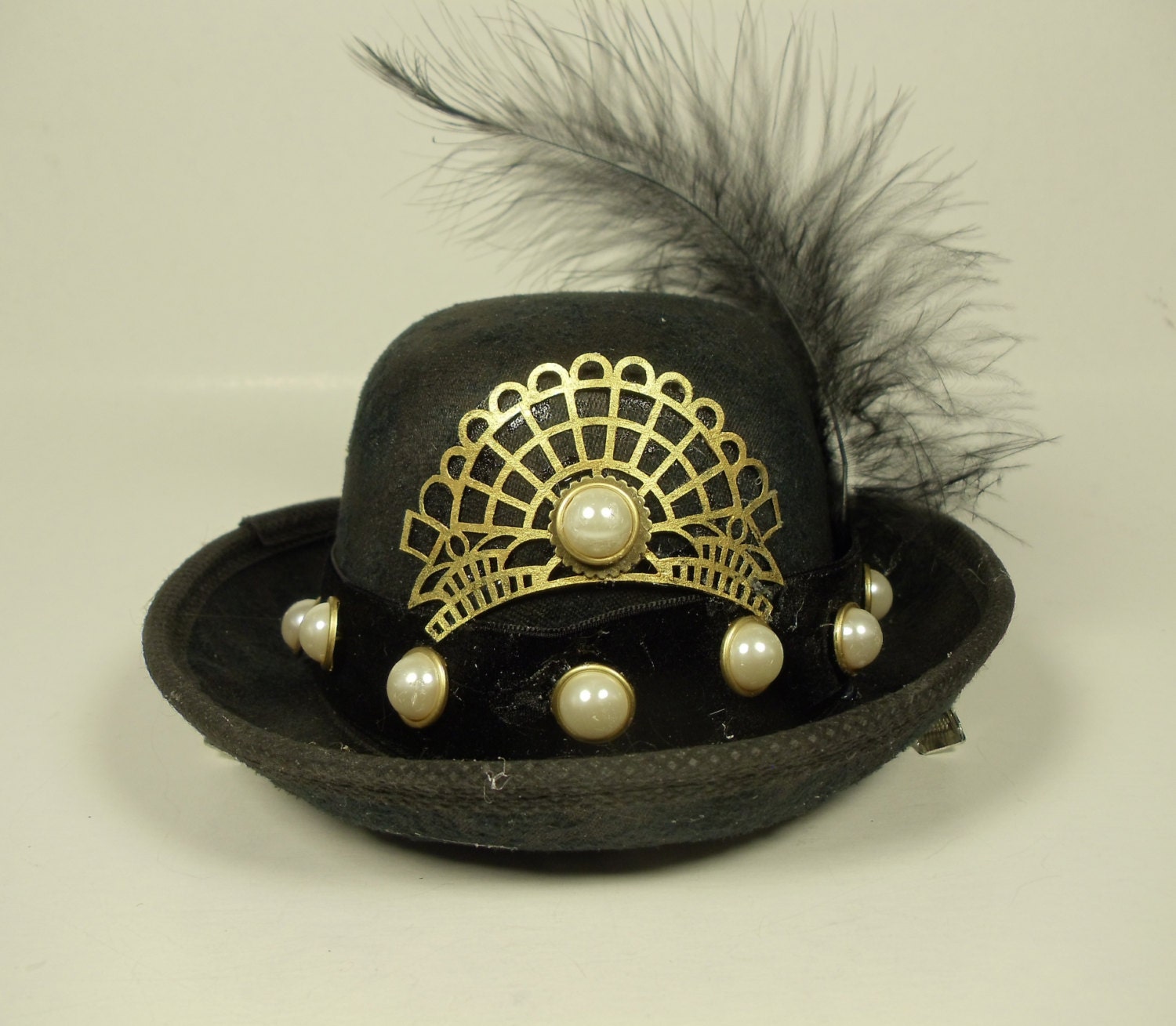 Pearls and Filigree Mini Bowler