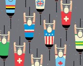 Cycling Art Print, World Road Race Championship Cyclists, Peloton Cycling Poster