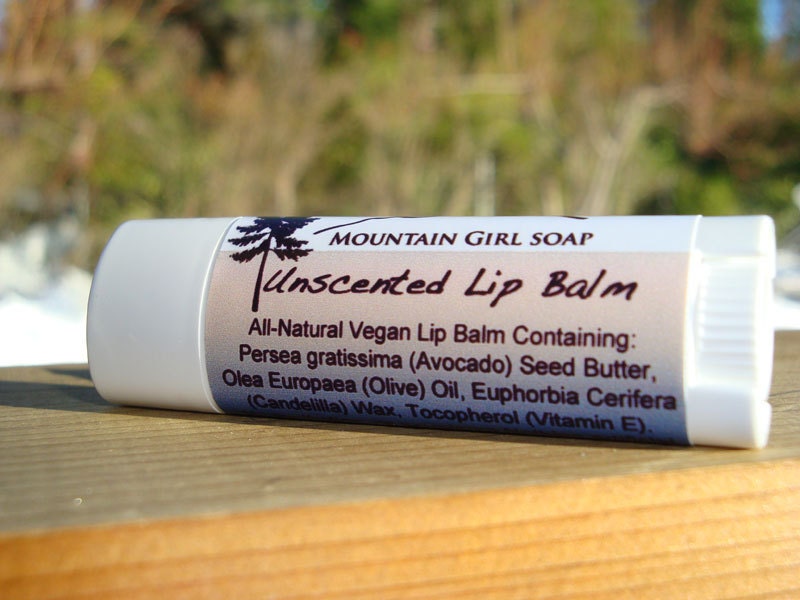 Lip Balm - Unscented - Handmade Vagan