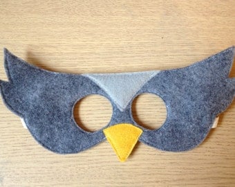 Owl Mask-grey-CHILD