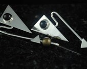 Go Your Own Way Sterling and Onyx Earrings