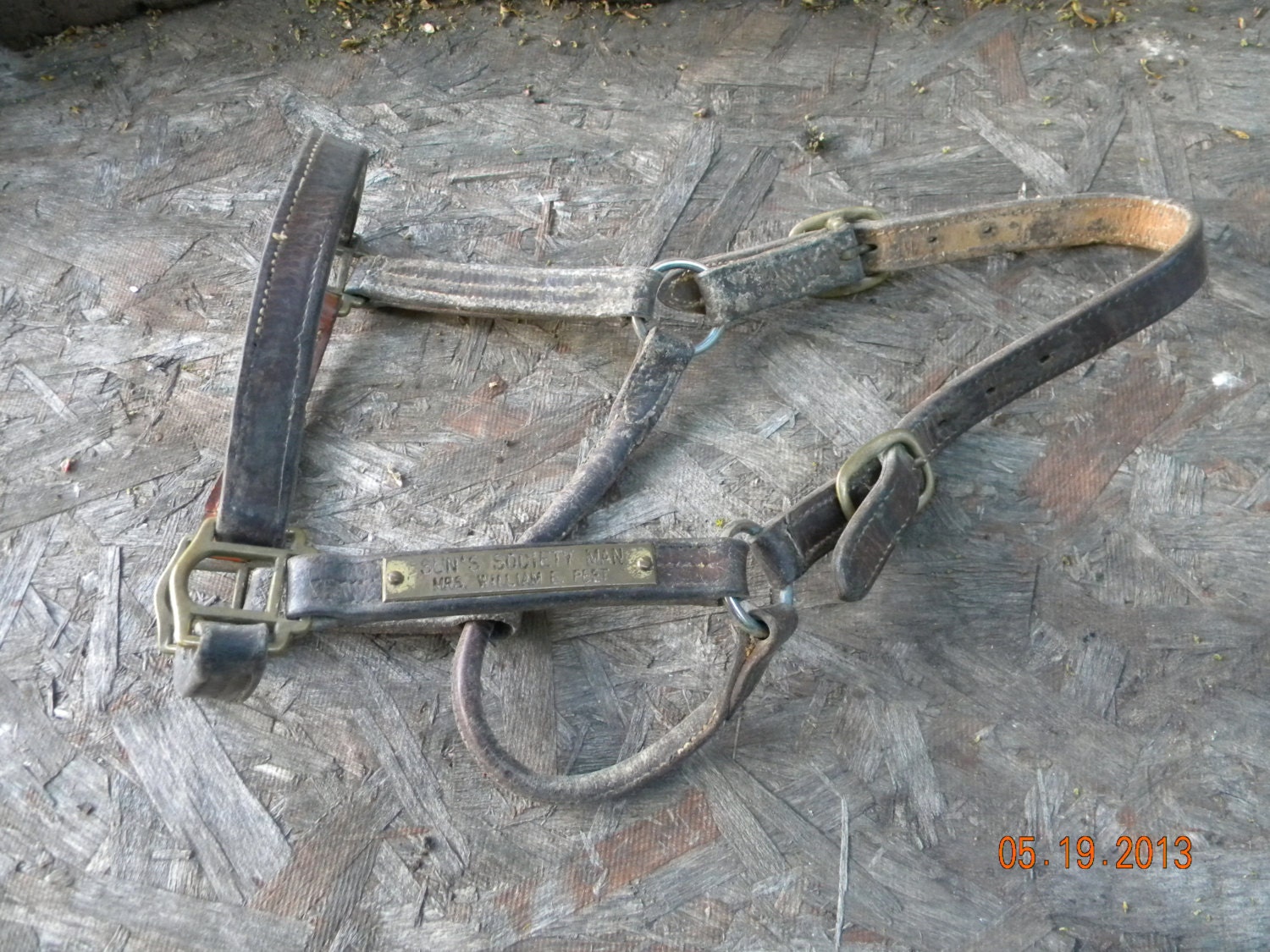 vintage-horse-halter-leather-halter-horse-tack-wall-by-heyjunkman