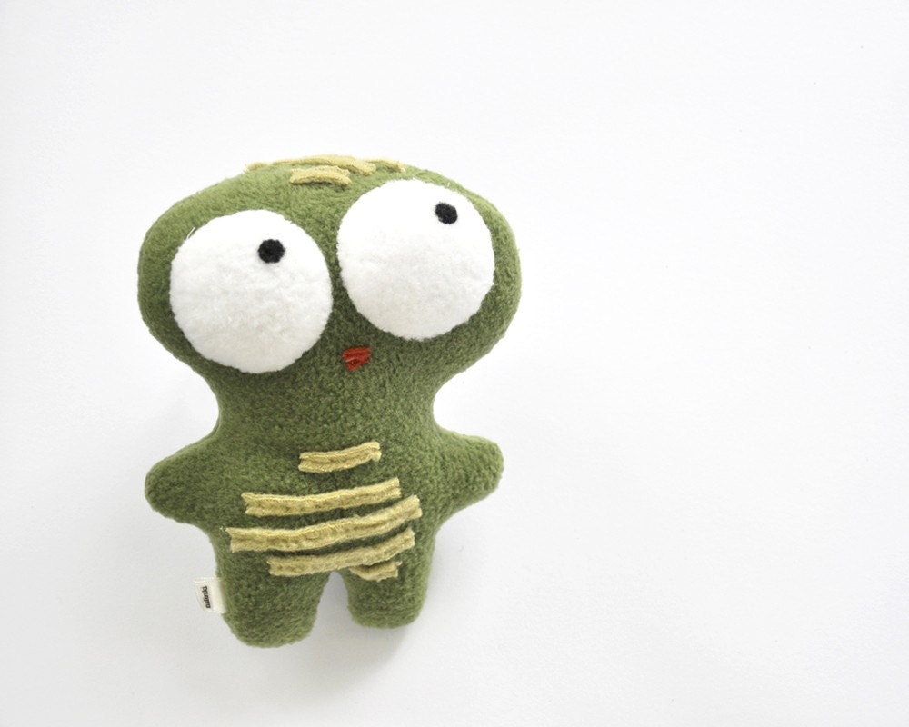 IsAnyoneHere, handmade plush, stuffed animal, toy for children