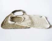 Two Bibs. Terry linen with elastic neck strap in custom color. The best ever.