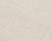 Linen Cotton blend fabric by Yard. Color Sand brown Oatmeal
