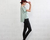 Knit Oversized Shirt , Mint