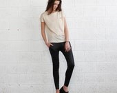 Loose Knit Shirt, Cream