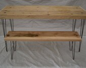 Small Dining Table - Reclaimed Maple With Hairpin Legs