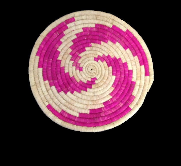 Natural and Pink Trivet