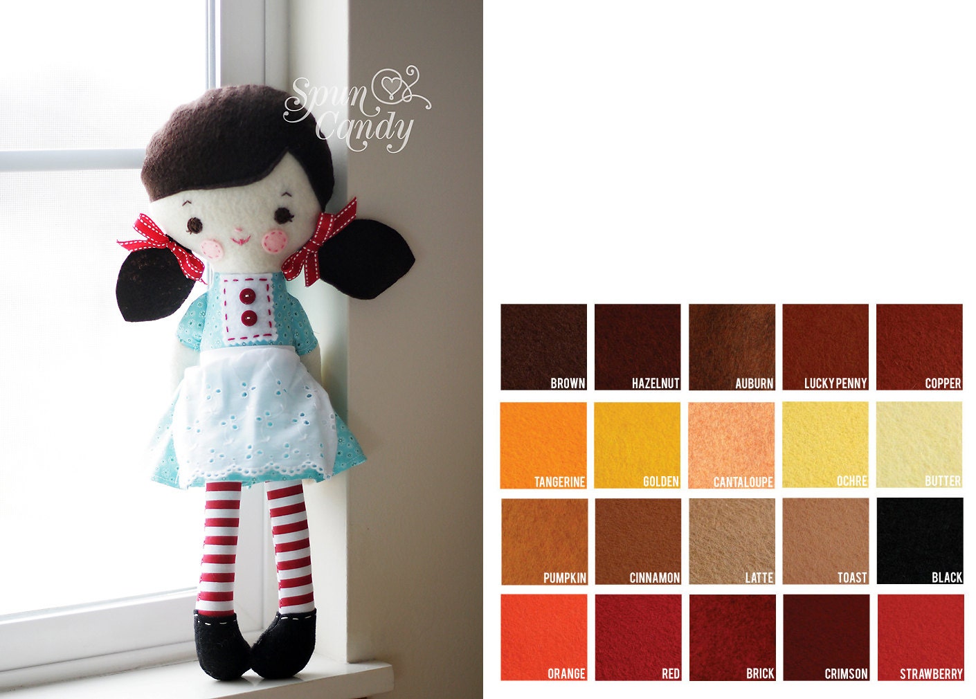 The SpunCandy LollyPoppet Dolls  - Miss Emma - Custom Made To Your Liking