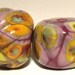 50% Off Handmade Lampwork Glass Beads Twist Bead Pair Bead Set