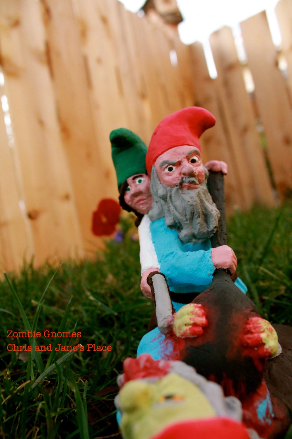 Zombie Gnomes: The Zombie Slayers FREE USA SHIPPING