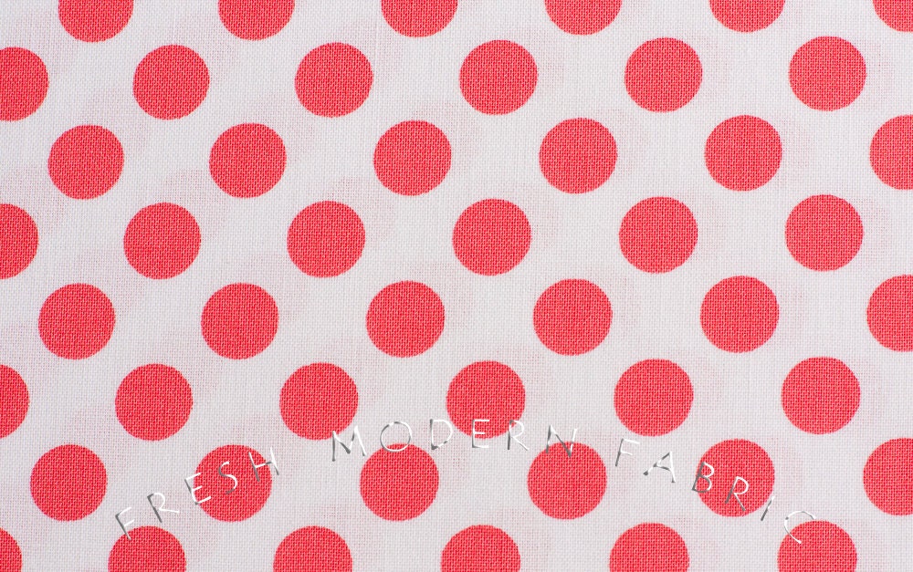 Half Yard Lipstick Ta Dot, Michael Miller Fabrics, 100% Cotton Fabric