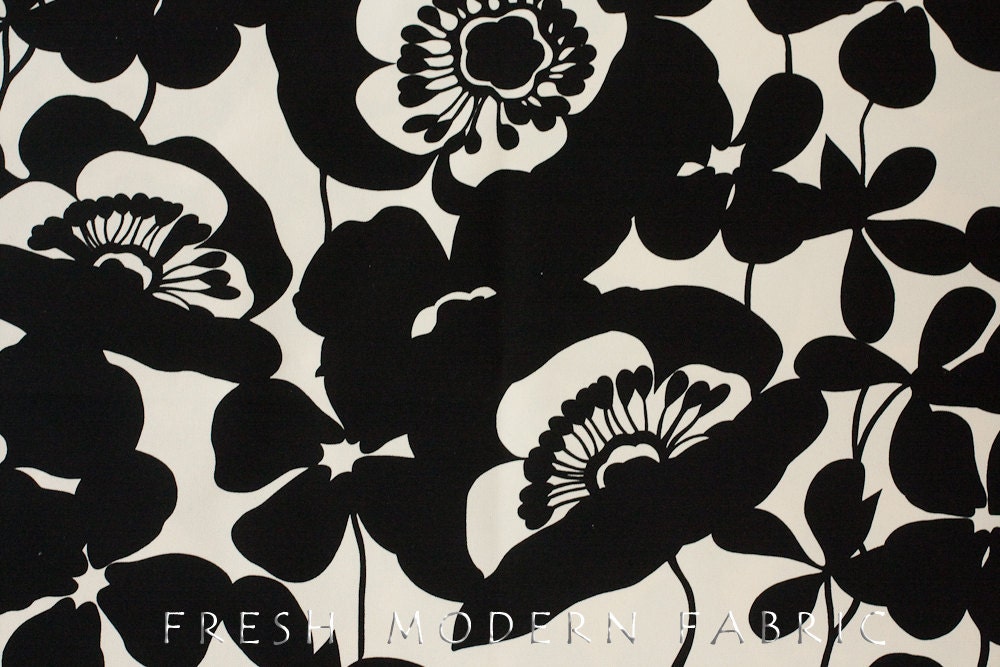 Half Yard Sofia in Tea and Black, Home Decorator Weight Fabric, Alexander Henry, 100% Cotton Fabric