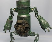 assemblage iron mercenary smiley robot