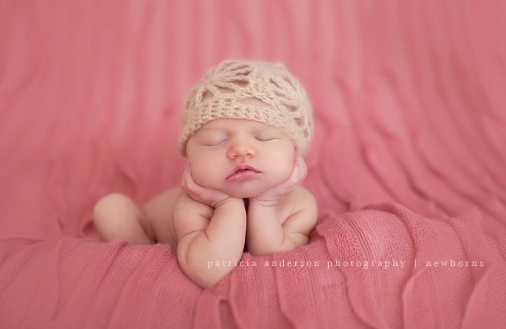 Newborn Doily Hat
