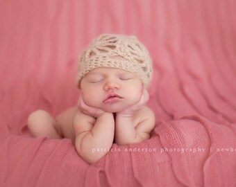 Newborn Doily Hat