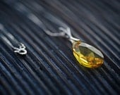 Swarovski Crystal Necklace Pendant Yellow Valentine Gift For Her