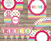 Bright Rainbow Party Collection (Printable Digital File) Il_170x135