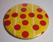 Single Yellow and Red Cherry Tree Travel Pocket Mirror Il_170x135