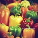 BellPeppers 8"x8" Retro Fine Art Wall Decor Food Photograph For Modern Cafe Bar Pub Hotel Restaurant Home Office