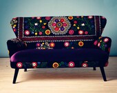 Patchwork sofa with Suzani fabrics - 3