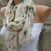 Peacock Scarf Multicolor Shawl Scarf - Cowl Scarf - fatwoman