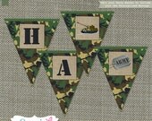 Army Men Party Banner - DIY PRINTABLE FILE - Boys Birthday Party Il_170x135