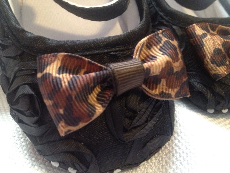 Leopard baby shoes