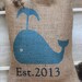 a southern bucket introduces our 5x7 BlueWhale Burlap Bags, set of 25....perfect for coastal themed wedding celebrations.- Est 2013