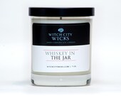 Whiskey in the Jar handmade soy men's candle Father's Day / Groomsmen Gift / Men's gift idea
