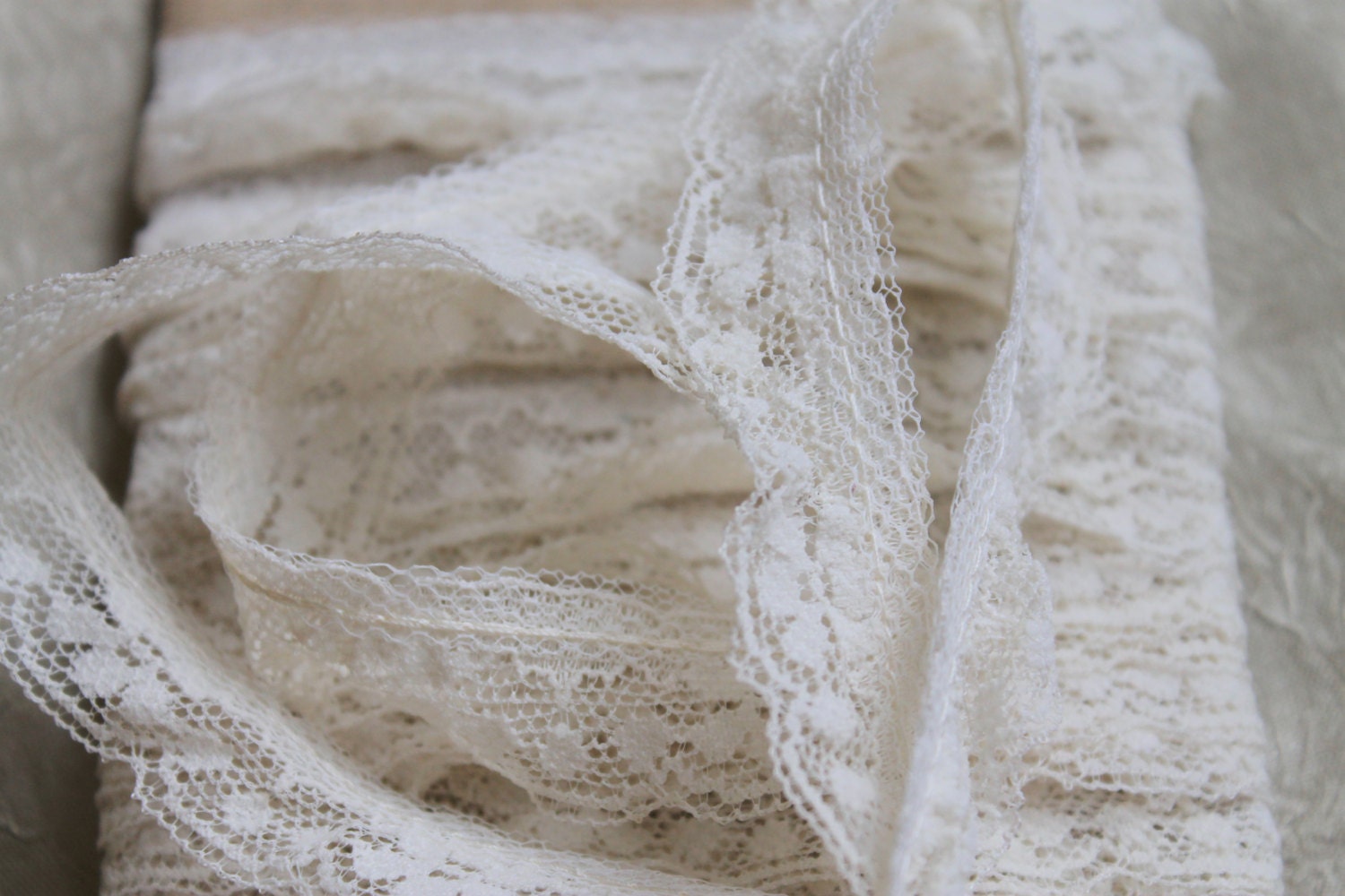 Vintage Trim, Lace Trim, Beige Color, By The Yard