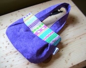 Clutch Purse - little girls clutch bag - Purple