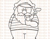 Digital stamp -- Captain 01
