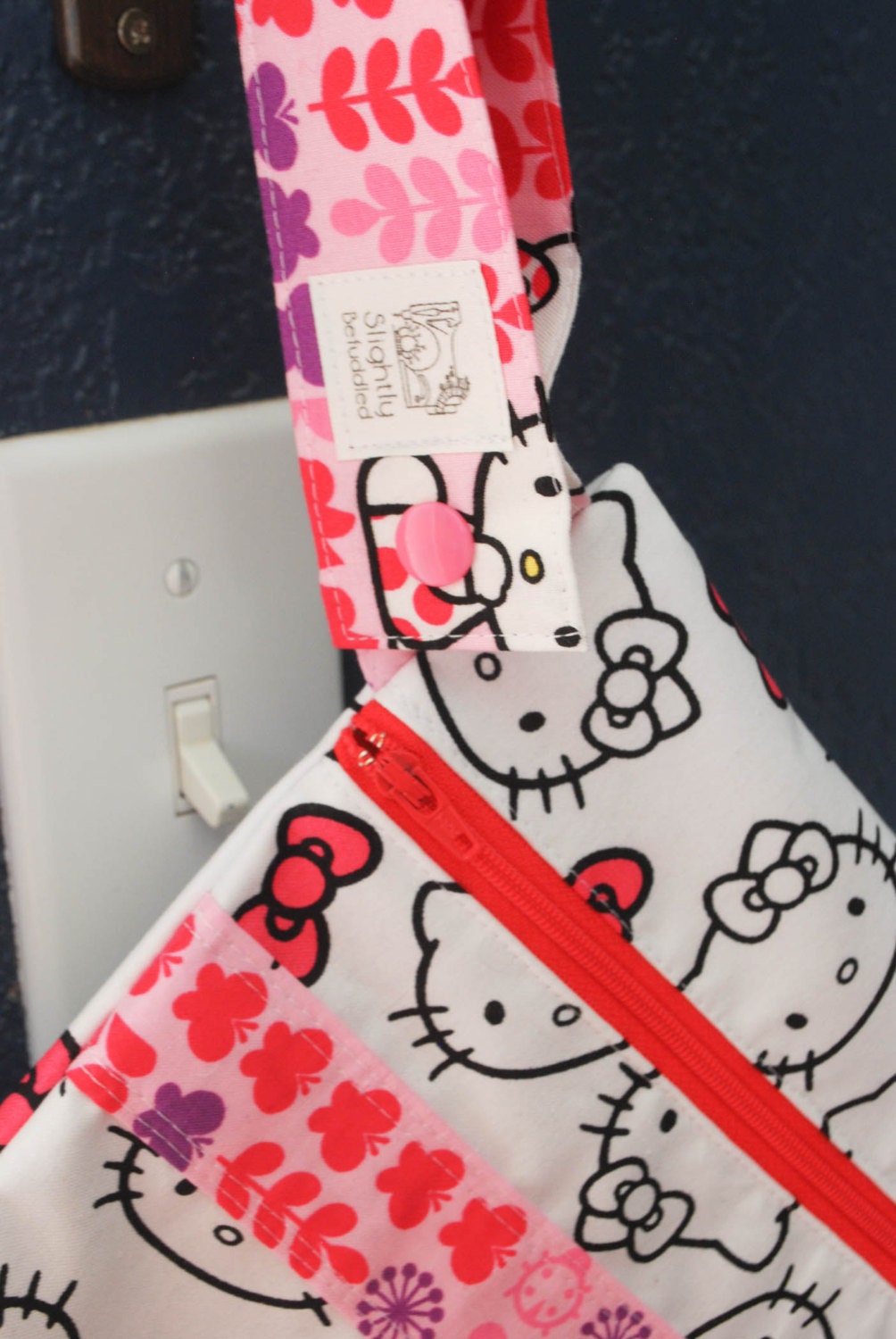 Hello Kitty wet bag - 11"x14"