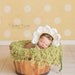 Newborn Flower Bonnet Newborn Daisy Hat Newborn Photo Prop Newborn Girl Prop