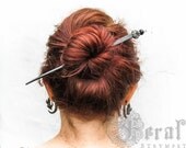 Laughing Gargoyle Hair Stick. Gift for the Long Haired Goth Gothic Black Hair Stick